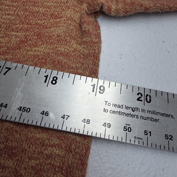 Volcom Sweater Mens Medium Orange Stand Not Swtr Pullover Pocket Crewneck Casual - Picture 9 of 10